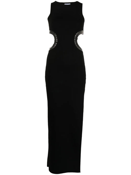 Mirrored Luna Bead-Embellished Dress