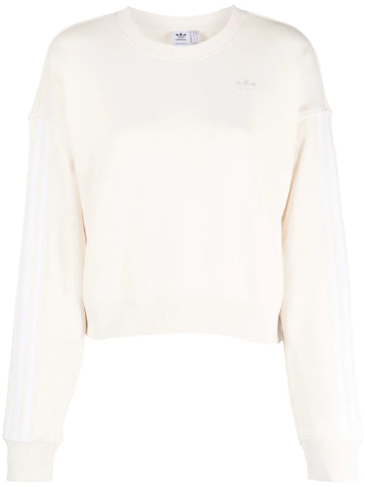 Logo-Embroidery Cotton Sweatshirt