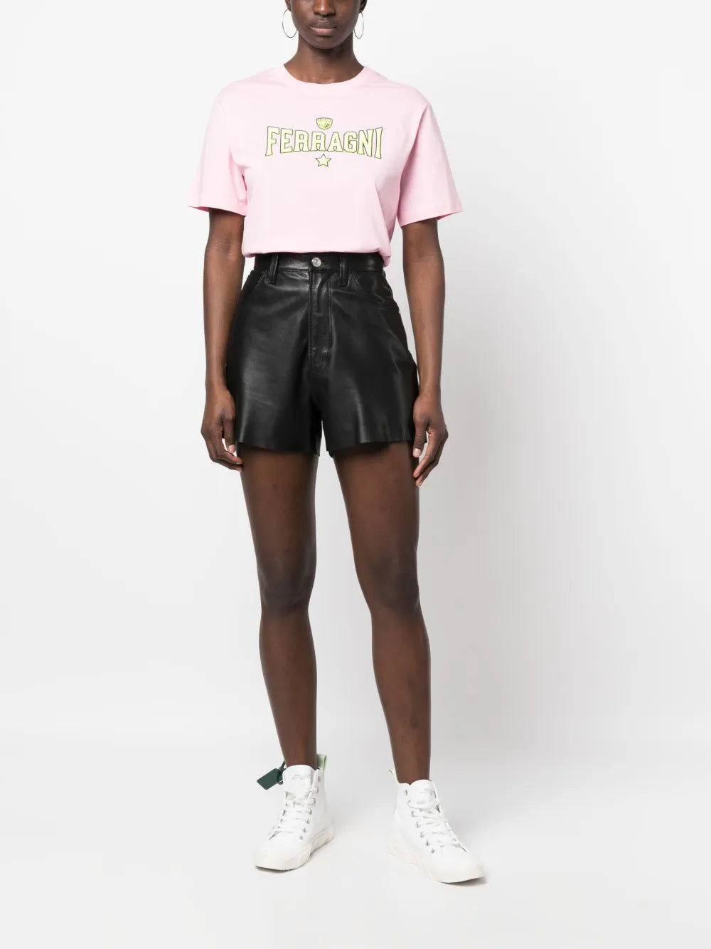 Logo-Lettering Cotton T-Shirt
