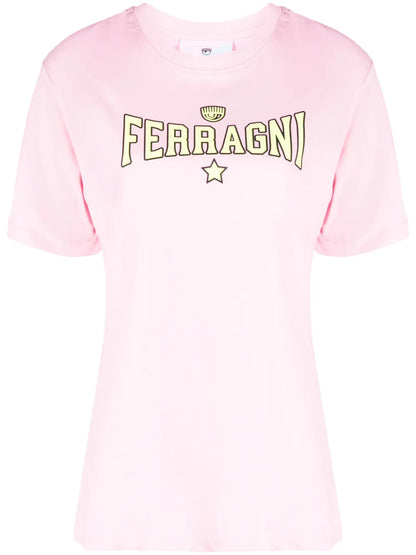 Logo-Lettering Cotton T-Shirt