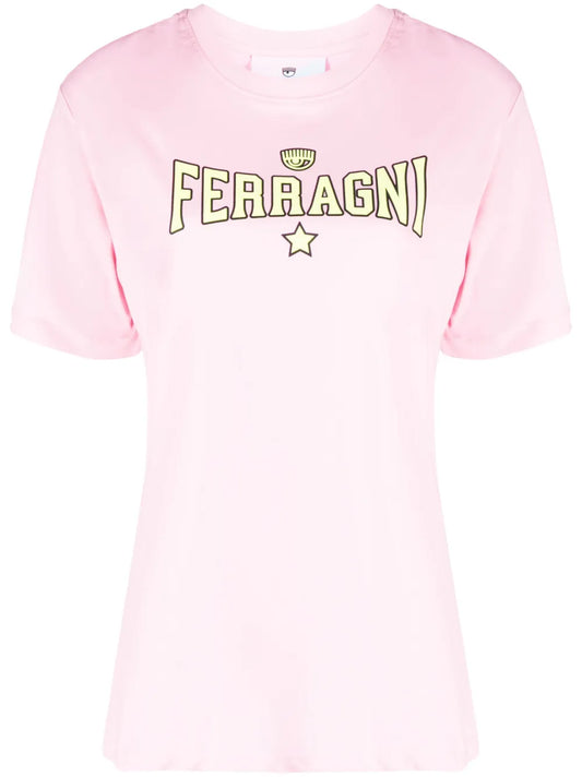 Logo-Lettering Cotton T-Shirt