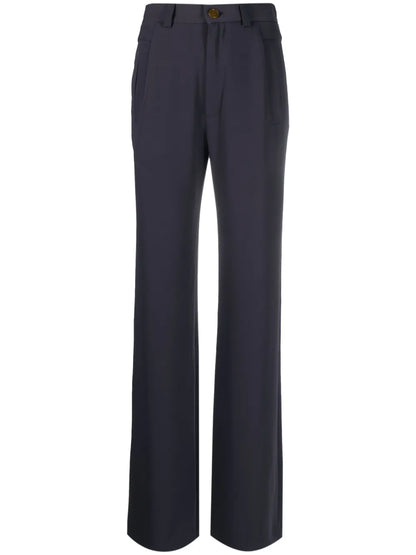 Straight-Leg Tailored Trousers