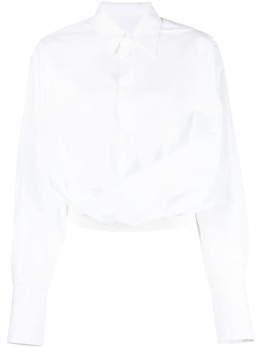 Classic-Collar Cotton Shirt