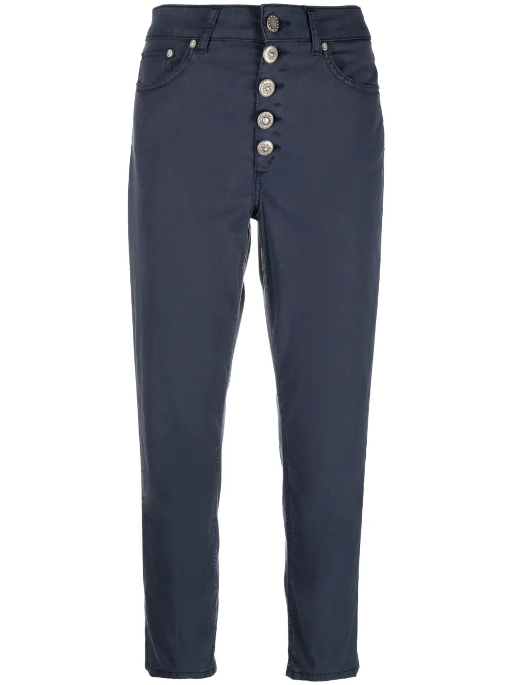 Hihg-Waisted Cropped Jeans