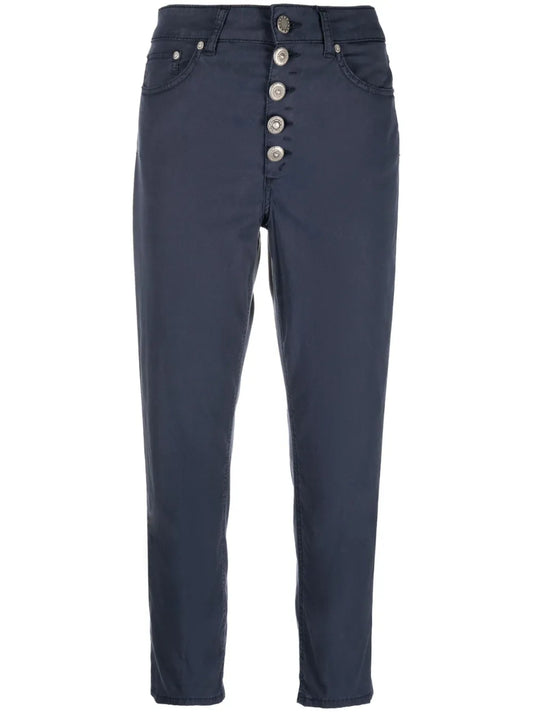Hihg-Waisted Cropped Jeans