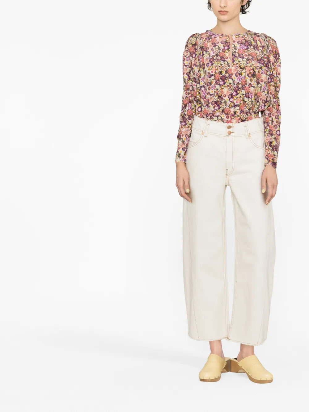 The Thea Barrel-Leg Jeans