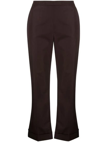 Bootcut Cropped Trousers