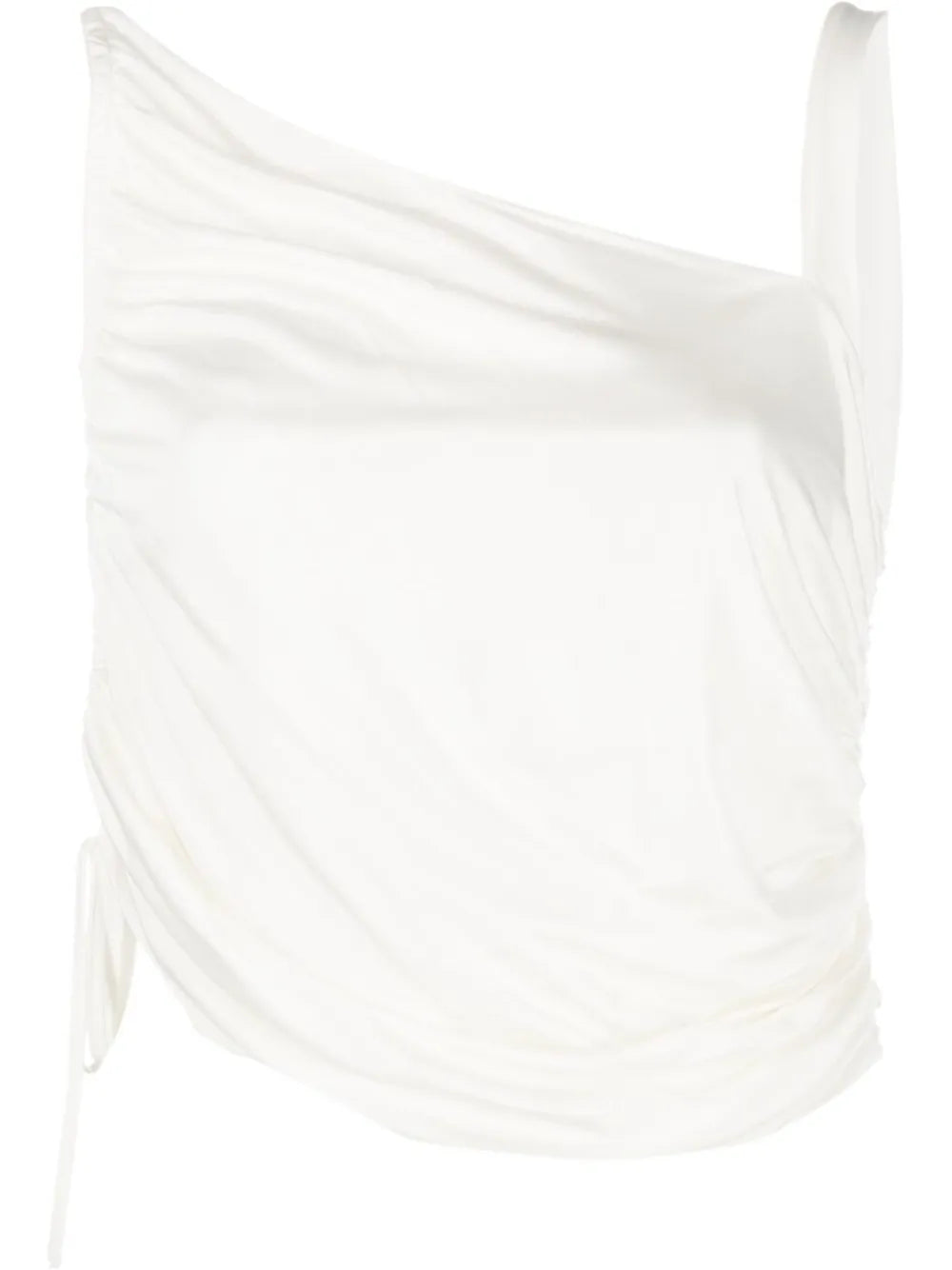 Single-Strap Gathered Tank Top