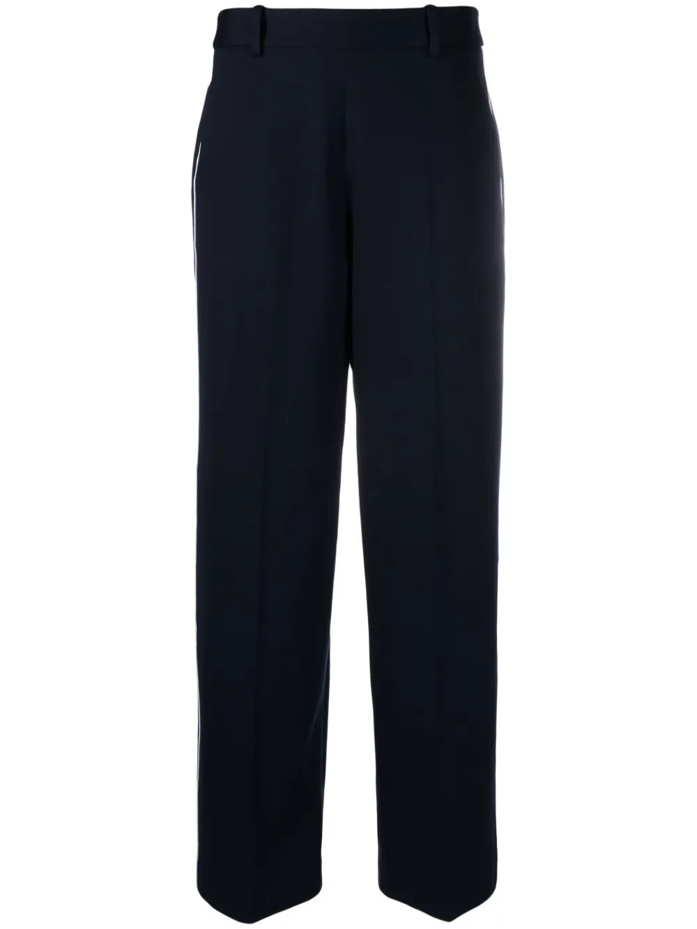 Mid-Rise Wide-Leg Trousers