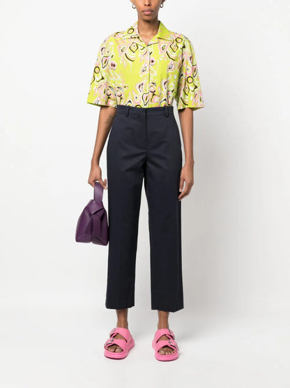 Cropped Tailored Trousers