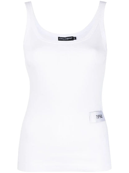 Kim Dolce&Gabbana Cotton Tank Top