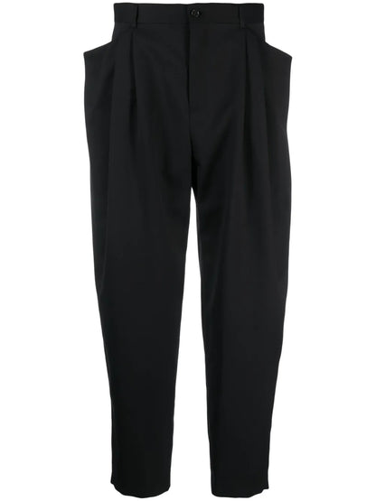 Pleat-Detailing Tailored Trousers