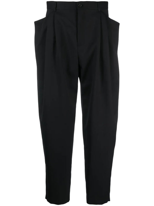Pleat-Detailing Tailored Trousers