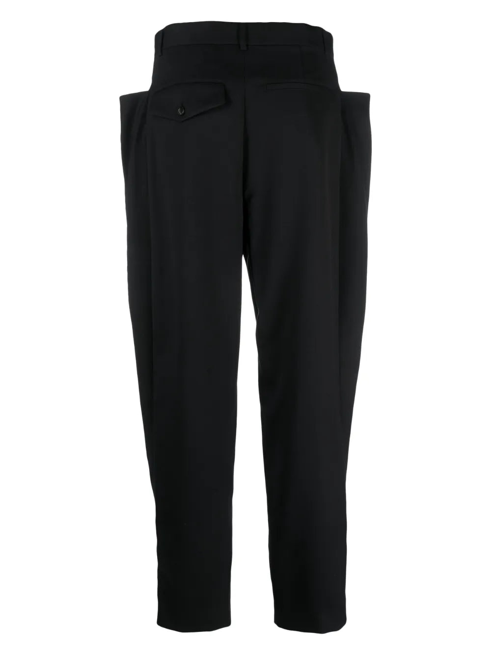 Pleat-Detailing Tailored Trousers