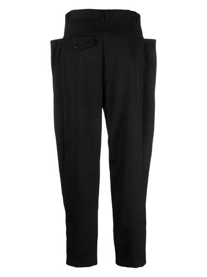 Pleat-Detailing Tailored Trousers