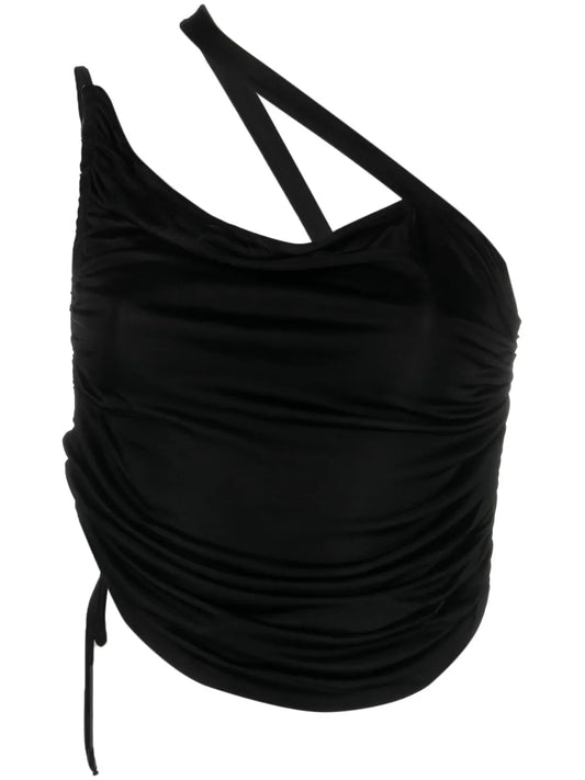 One-Shoulder Draped Top