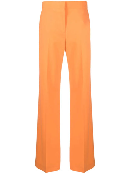 Straight-Leg Cut Trousers