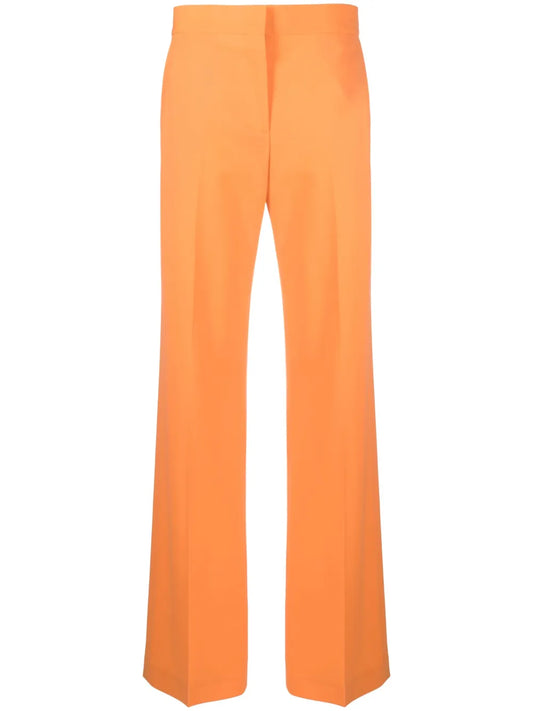 Straight-Leg Cut Trousers