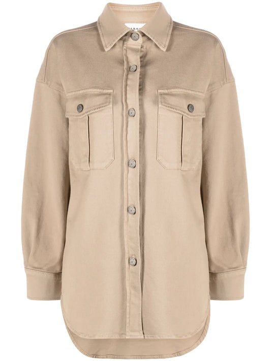 Buttoned Denim Jacket