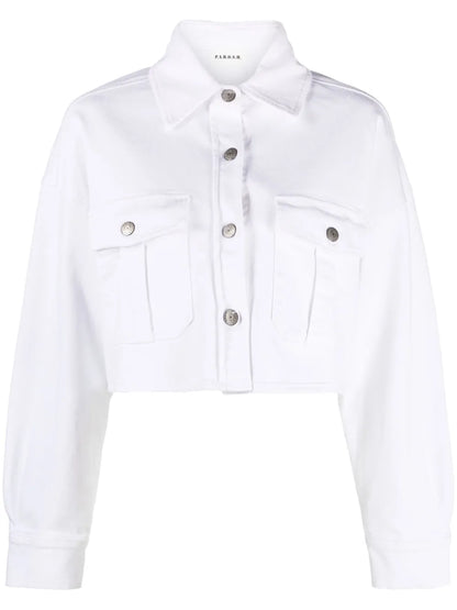 Cropped Cotton Jacket