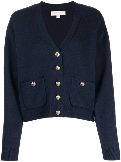 V-Neck Long-Sleeve Cardigan