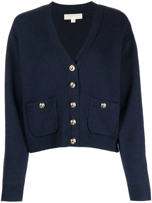 V-Neck Long-Sleeve Cardigan
