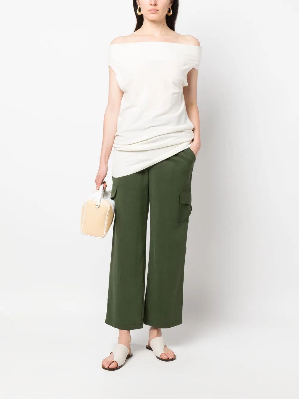 Off-Shoulder Knitted Top