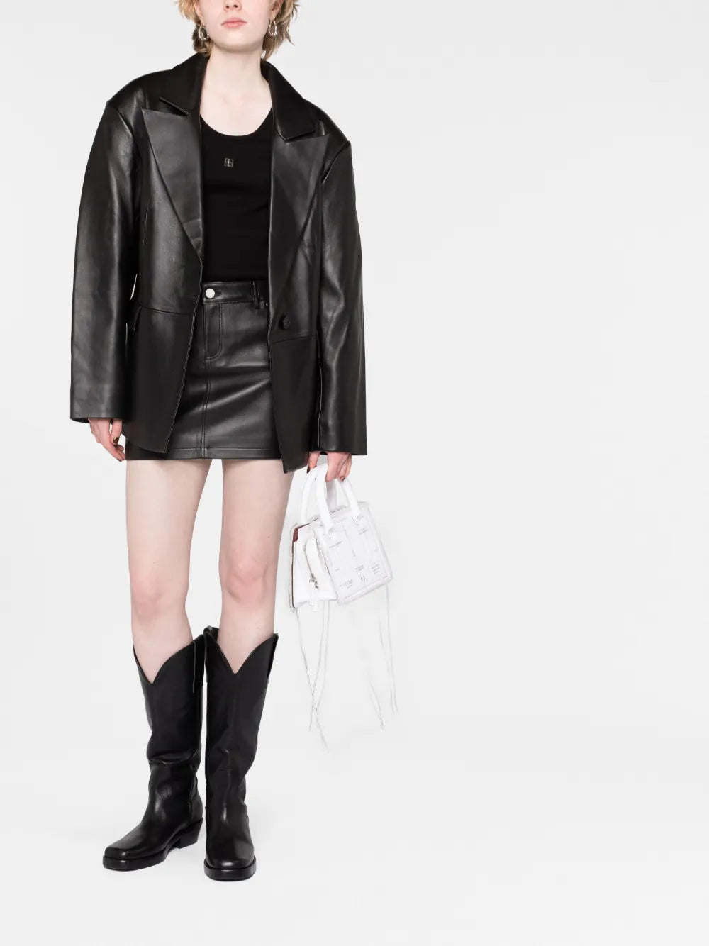 Leather Mini Skirt