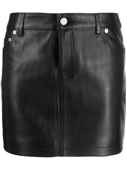 Leather Mini Skirt