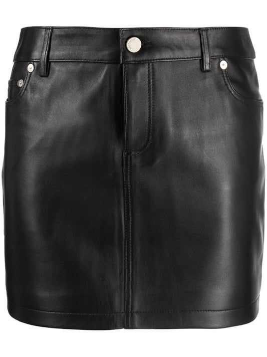 Leather Mini Skirt
