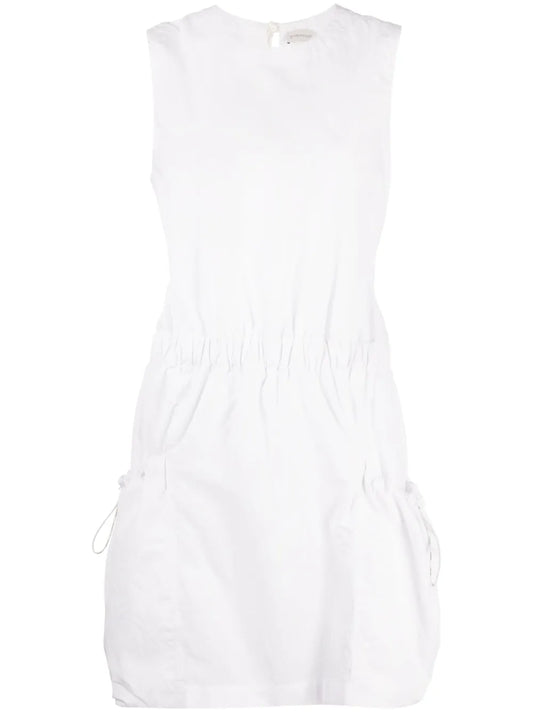 Sleeveless Cotton Mini Dress