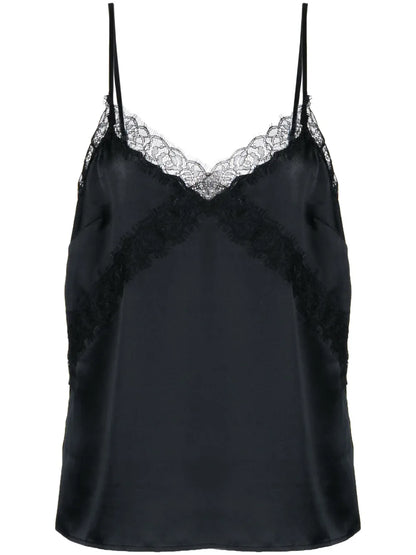 Gwen Sleeveless Silk Top