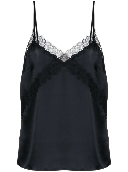 Gwen Sleeveless Silk Top