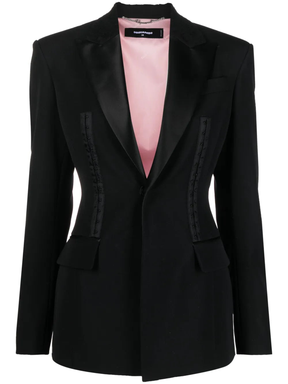 Strap-Detail Blazer