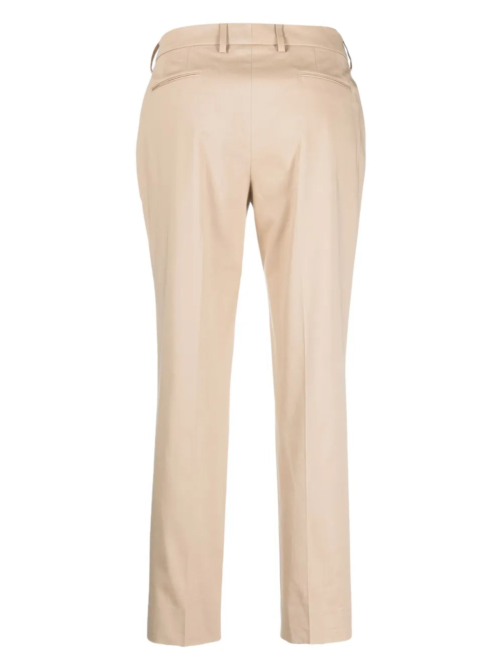 Straight-Leg Stretch-Cotton Trousers
