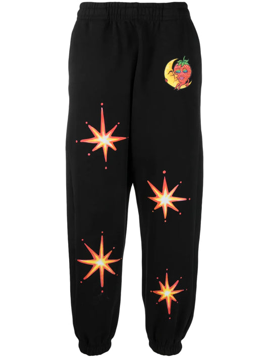 Star-Print Track Pants