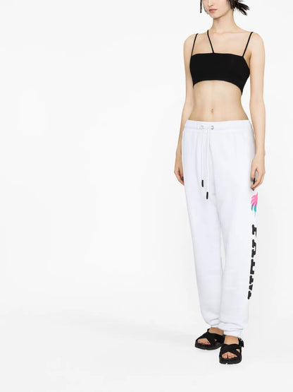 Logo-Print Cotton Track Pants