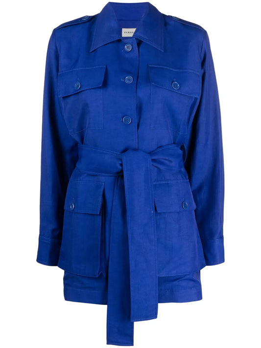 Belted Shirt Jacket