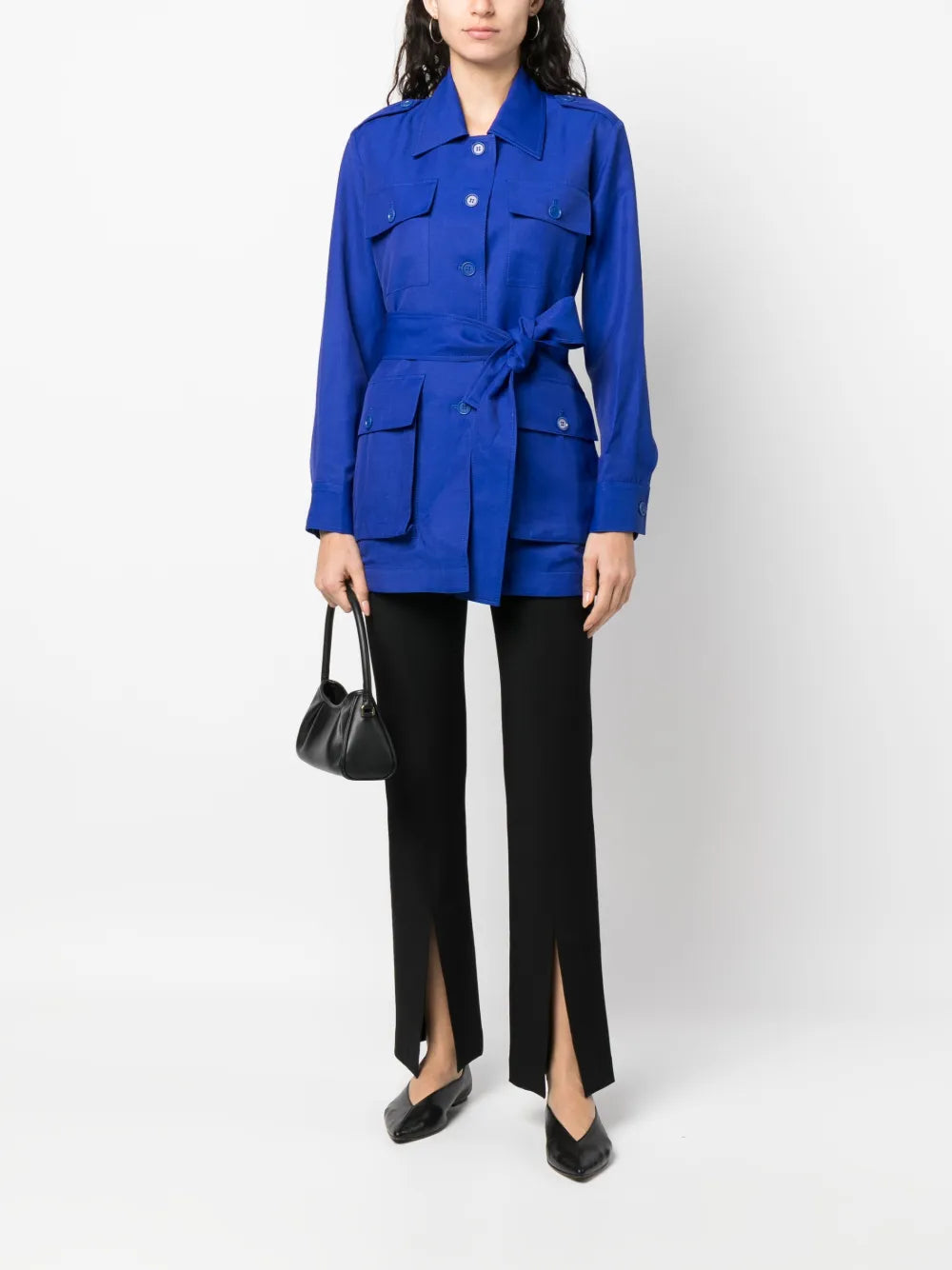 Belted Shirt Jacket