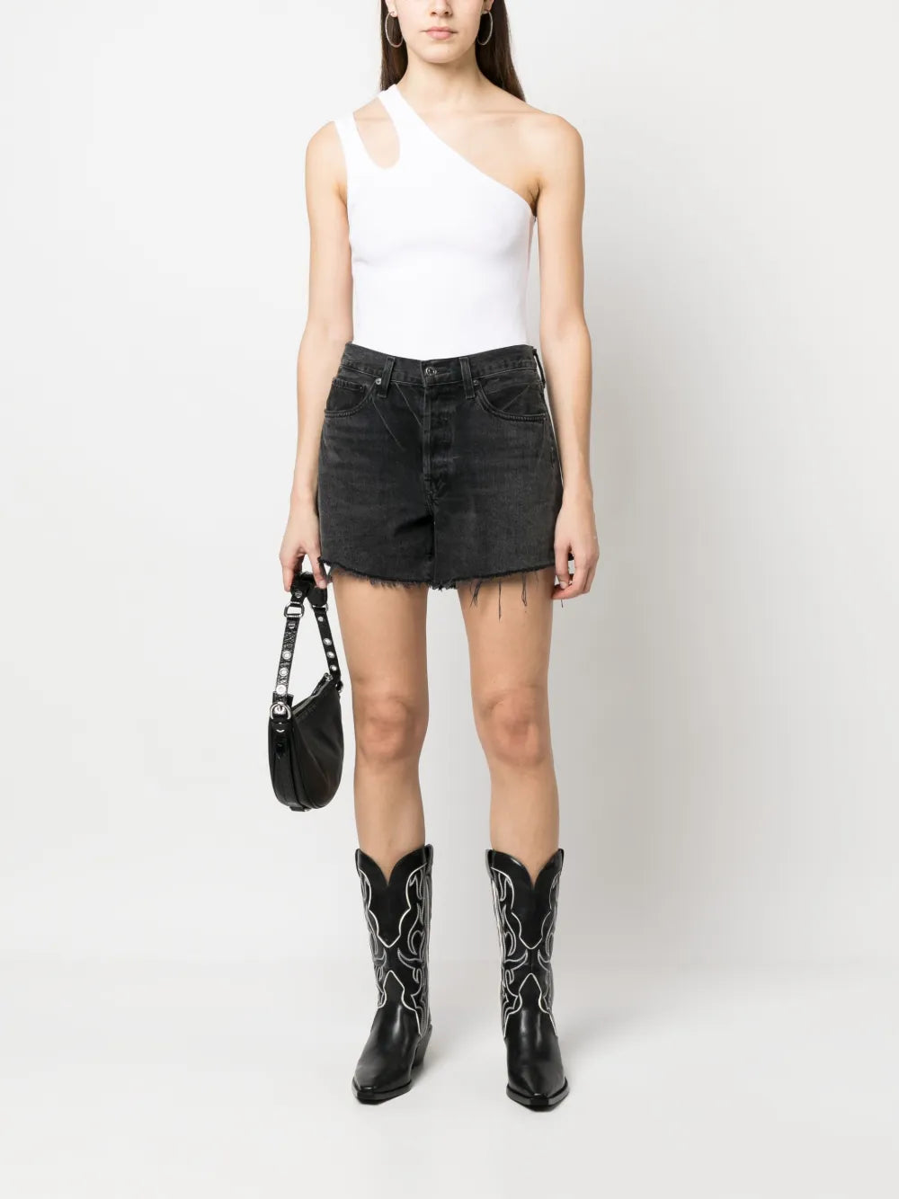Cut-Out One-Shoulder T-Shirt