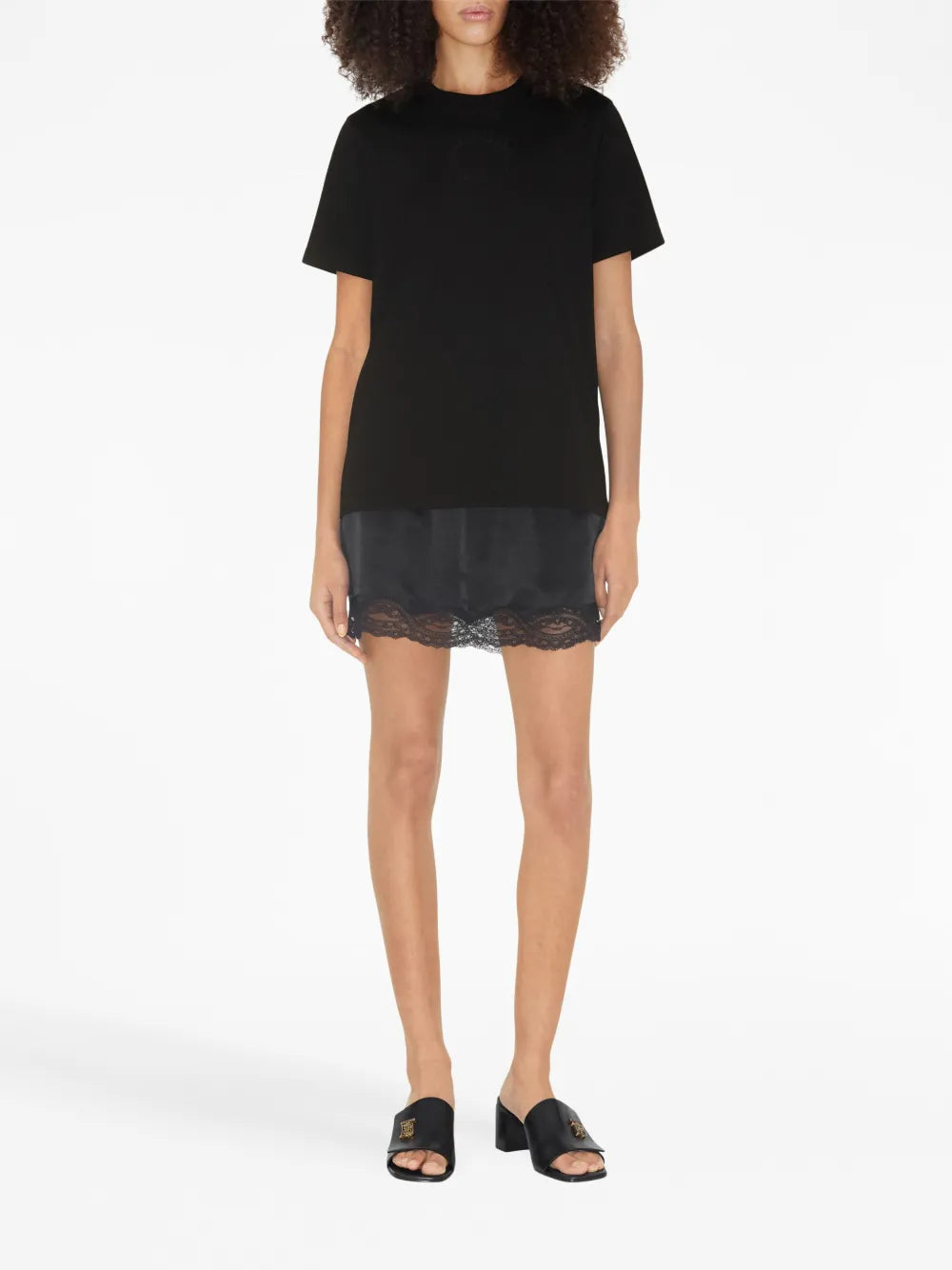 Tonal Embroidered-Logo T-Shirt
