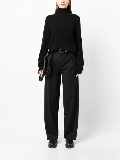 Kensington High-Neck Cashmere Top