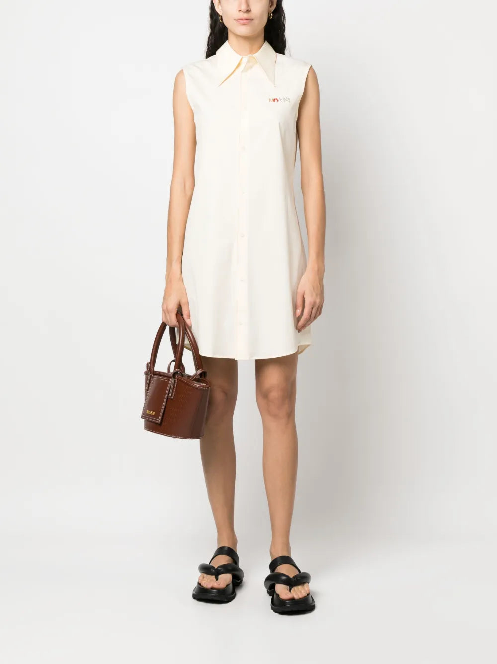 Logo-Appliqué Sleeveless Dress