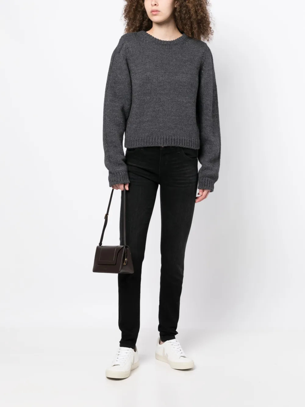 Embroidered-Logo Jeans