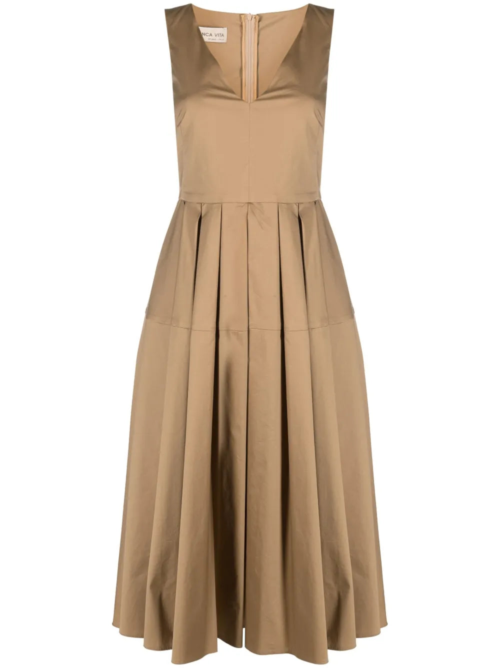 V-Neck Sleeveless Dress