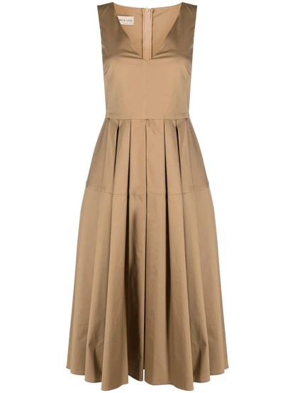 V-Neck Sleeveless Dress
