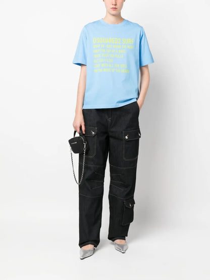 Logo-Print Detail T-Shirt