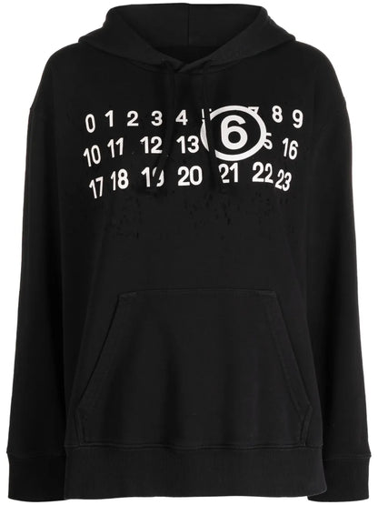 Logo-Print Detail Hoodie