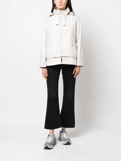 Layered-Effect Hooded Jacket