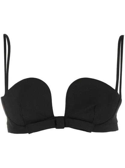 Bow-Detail Cropped Top